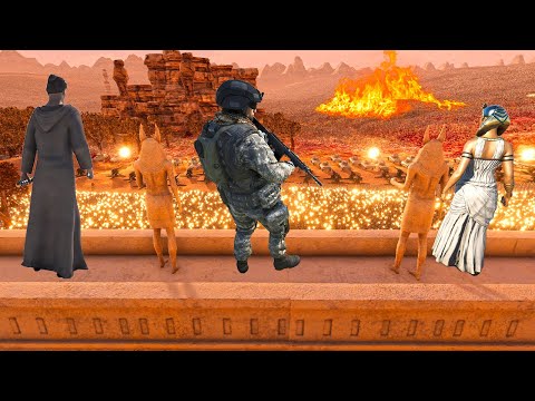 3 million Roman General attacked on the pyramid city !!  Ultimate Epic Battle Simulator 2 - UEBS 2