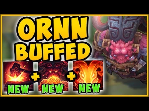 WTF! OVERBUFFED ORNN DEALS TOO MUCH DAMAGE! BUFFED ORNN TOP GAMEPLAY SEASON 9! - League of Legends
