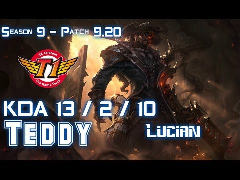SKT T1 Teddy LUCIAN vs KAI'SA ADC - Patch 9.20 EUW Ranked