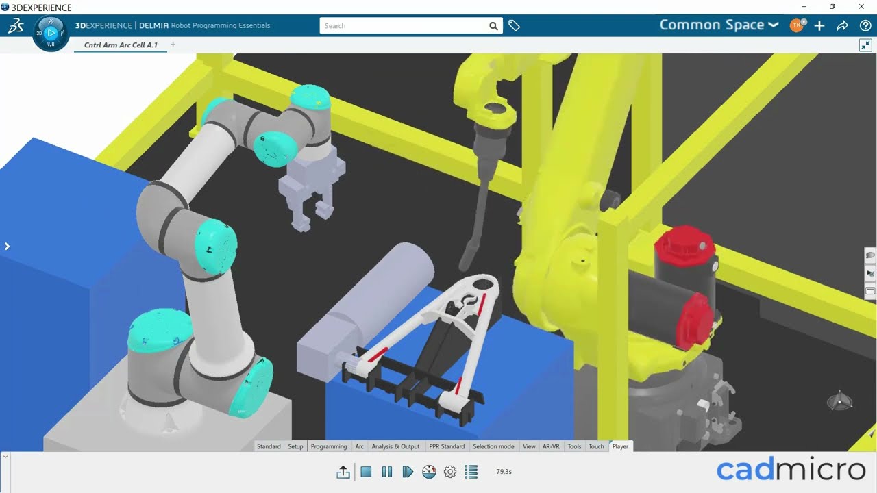 3DEXPERIENCE DELMIA Robot Programming Essentials