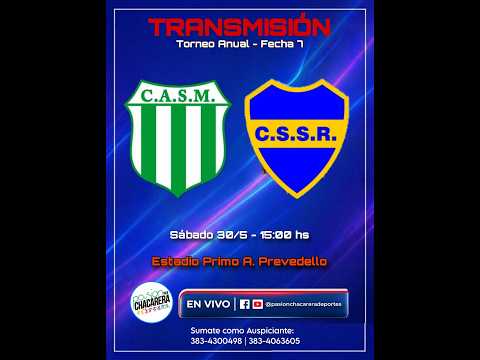 🔴⚽ EN VIVO - San Martín de El Bañado vs Social Rojas - Torneo Anual 2026 . Fecha 7