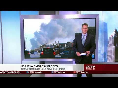 U.S. evacuates embassy in Libya amid clashes