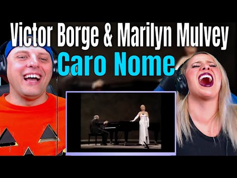 First Time Seeing Victor Borge & Marilyn Mulvey - Caro Nome (sub ita) THE WOLF HUNTERZ REACTIONS