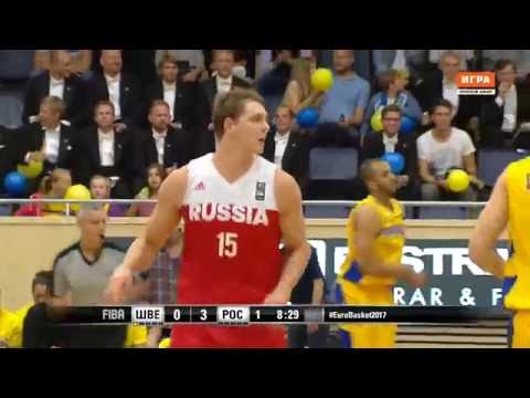 Timofey Mozgov vs Sweden. 7.09.2016