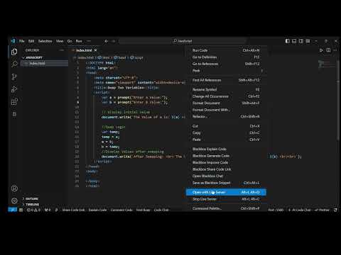 Swap Two Variable Swapvariable Codingforbeginners Javaprogramming Javascript Shorts