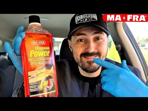 Degrease your car like a pro with Mafra Power Shampoo!