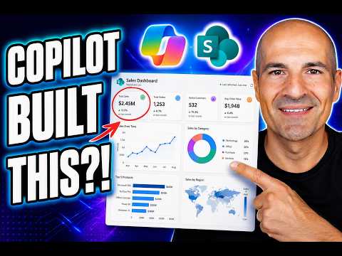 Copilot Builds My SharePoint Dashboard Copilot Builds My SharePoint Dashboard