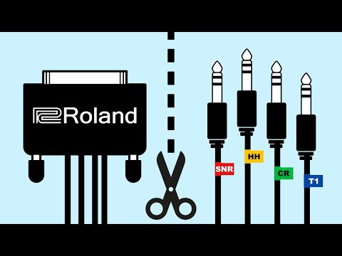 Roland V-Drums multicore mod! (Roland td9 td11 td15 td17 td25 td27)
