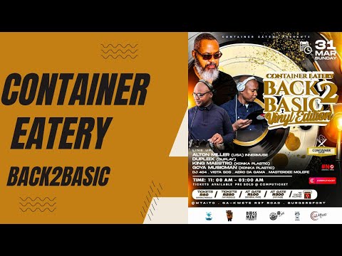 ALTON MILLER, LIVE - CONTAINER EATERY BACK2BASICS VINYL EDITION