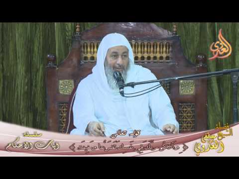  سلسلة آيات الأحكام – قوله تعالى {واذكر ربك في نفسك تضرعا وخيفة} لفضيلة الشيخ مصطفى العدوي 