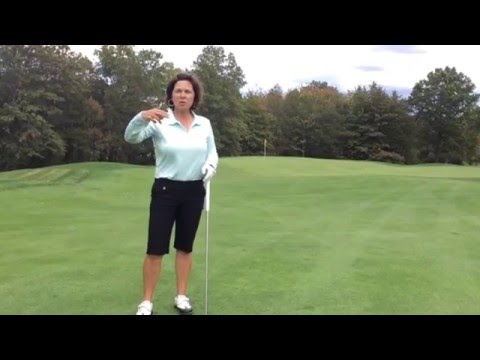 Golf Lesson: Chip with a Hybrid and Save Shots