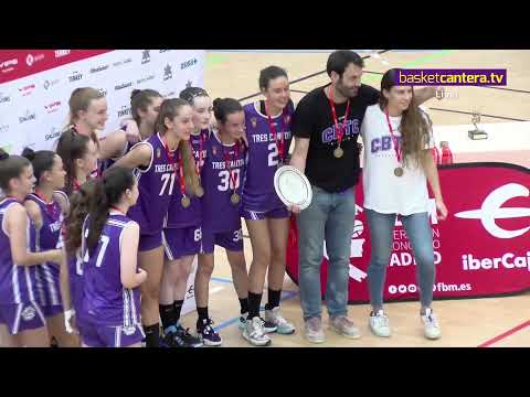 U14F - TRES CANTOS vs FEMENINO ALCORCÓN.- 3/4 puesto Final Four Madrid 2022 #BasketCantera.TV