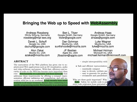 Read a paper: Bringing the Web up to speed with WebAssembly