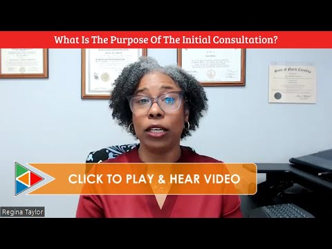 What is the purpose of the initial consultation?