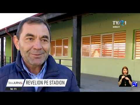Revelion pe stadion într-o comună din Gorj