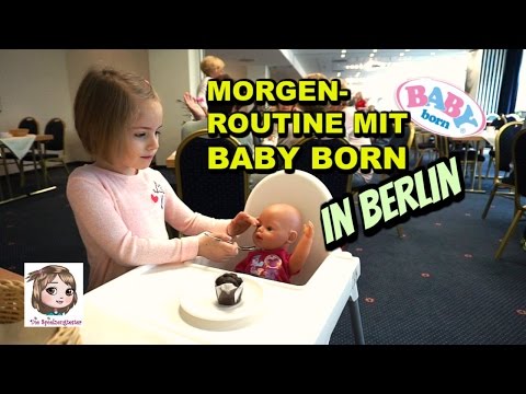 MORGENROUTINE IM HOTEL MIT BABY BORN ☀️ Urlaub in BERLIN 🐻 Get Ready with me