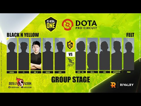 Black N Yellow vs felt - DPC NA 2021/22 Tour 2: Division II - Group Stage - B03