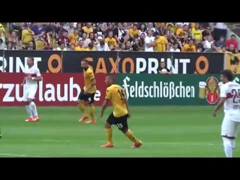 SG Dynamo Dresden - VfB Stuttgart II: Tor von Aias Aosman