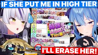 Suisei Reacts To Laplus' "SideDish" Tier List (MiComet / Hololive) [Eng Subs]