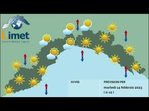 Previsioni meteo Limet per Martedì 14 Febbraio 2023