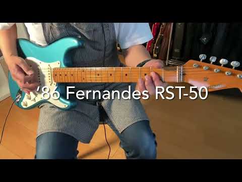 Fernandes The Revival RST-50 1986 Lake Placid Blue Made in Japan