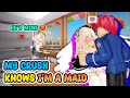 💗School Love | MY CRUSH KNOWS I'M A MAID (Ep1) | 🏡 Roblox Story