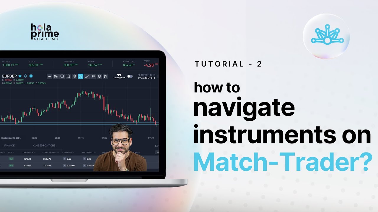So navigieren Sie durch Match Trader und finden Finanzinstrumente | Hola Prime