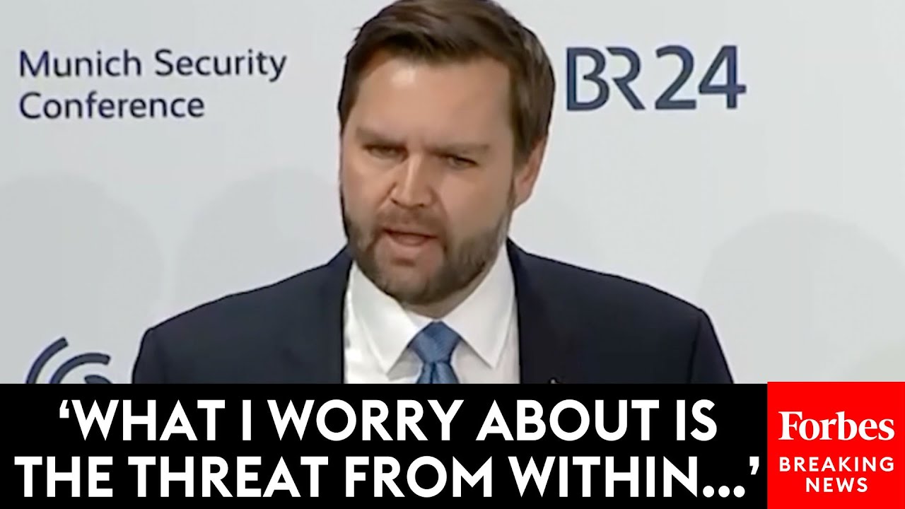 FULL REMARKS: JD Vance Reveals Top Security Concerns—Including 'Threat From Within'—At Munich Event