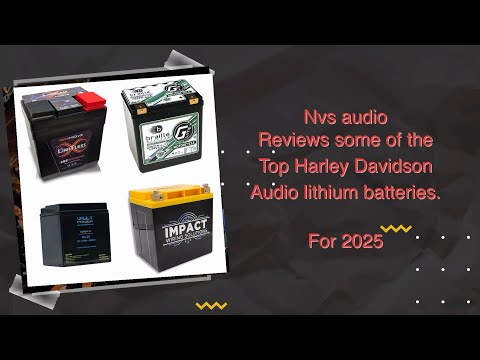 2025 nvs audio lithium battery test . Drop in fit Harley motorcycle battery test results
