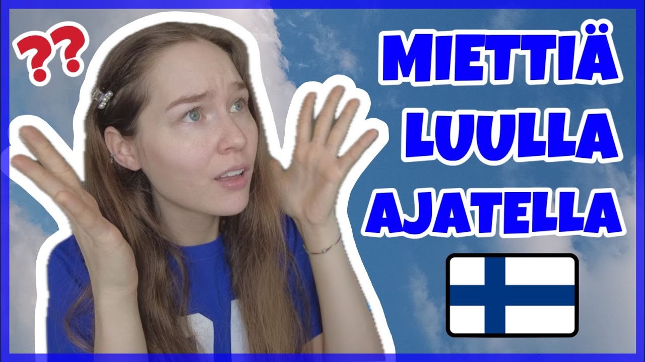 Miettiä, Ajatella vs Luulla = to think 😨 | Learn The Difference