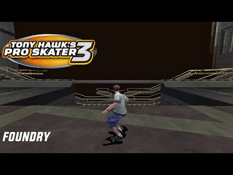Tony Hawk's Pro Skater 3 #1: Foundry - 100% Goals, Stats and Decks! (PS1 Gameplay)