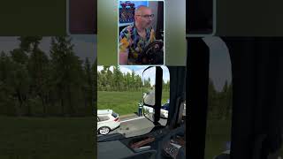Roleplay Euro Truck Simulator : accident sur l'autoroute 🤣🚚 #shorts #ets2