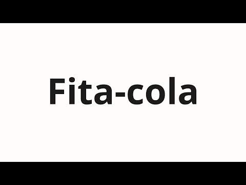 How to pronounce Fita-cola