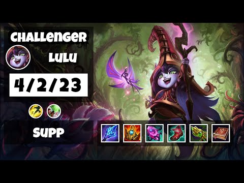 Lulu 11.17 Gameplay Challenger Replay S11 Support (4/2/23) - NA
