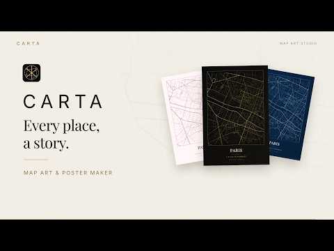CARTA: Map Art Studio video thumbnail