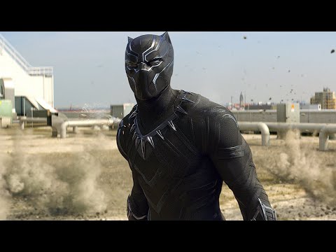 Black Panther vs Bucky - Rooftop Fight Scene - Captain America: Civil War (2016) Movie Clip HD