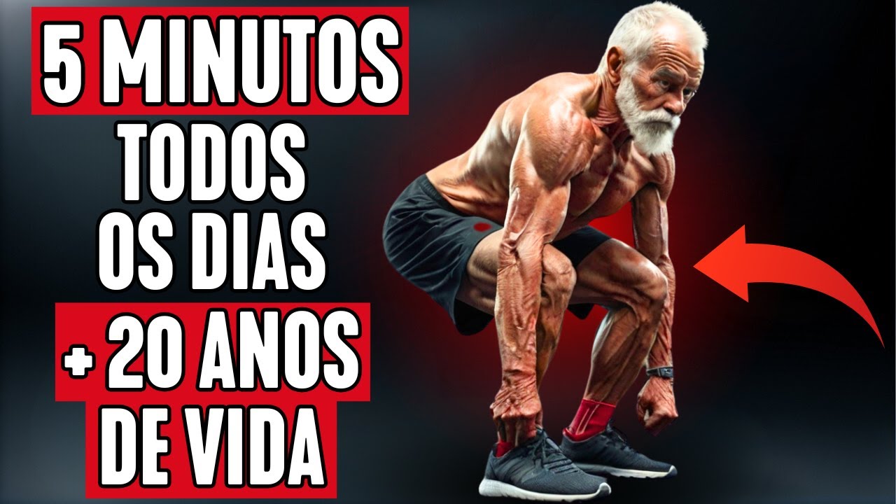 Apenas UM EXERCÍCIO simples PROLONGARÁ SUA VIDA em 20 ANOS