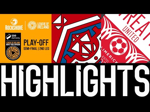 SSE Airtricity Men's First Division Play-Off Semi-Final | Cobh R (1) 1-1 (2) Treaty Utd | Highlights