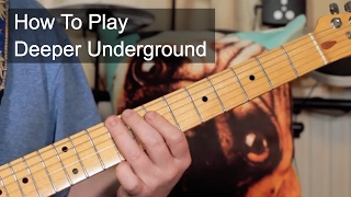 'Deeper Underground' Jamiroquai Guitar Lesson