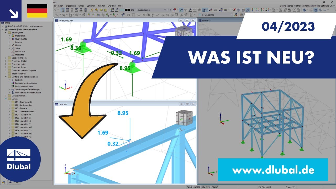 WIN | 04/2023 - Was ist neu in RFEM 6 und RSTAB 9?