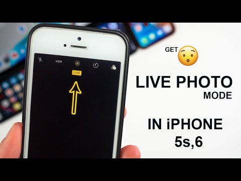 How to Get Live Photo Mode In iPhone 5s&6 Camera - LIVE Photo Mode in iPhone 5s&6 Camera🔥🔥.