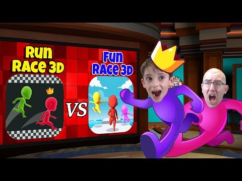 Run Race 3D vs Fun Race 3D ♀ Review and Gameplay - YouTube