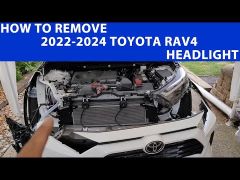 How To Remove 2022-2025 Toyota Rav4 Headlight.