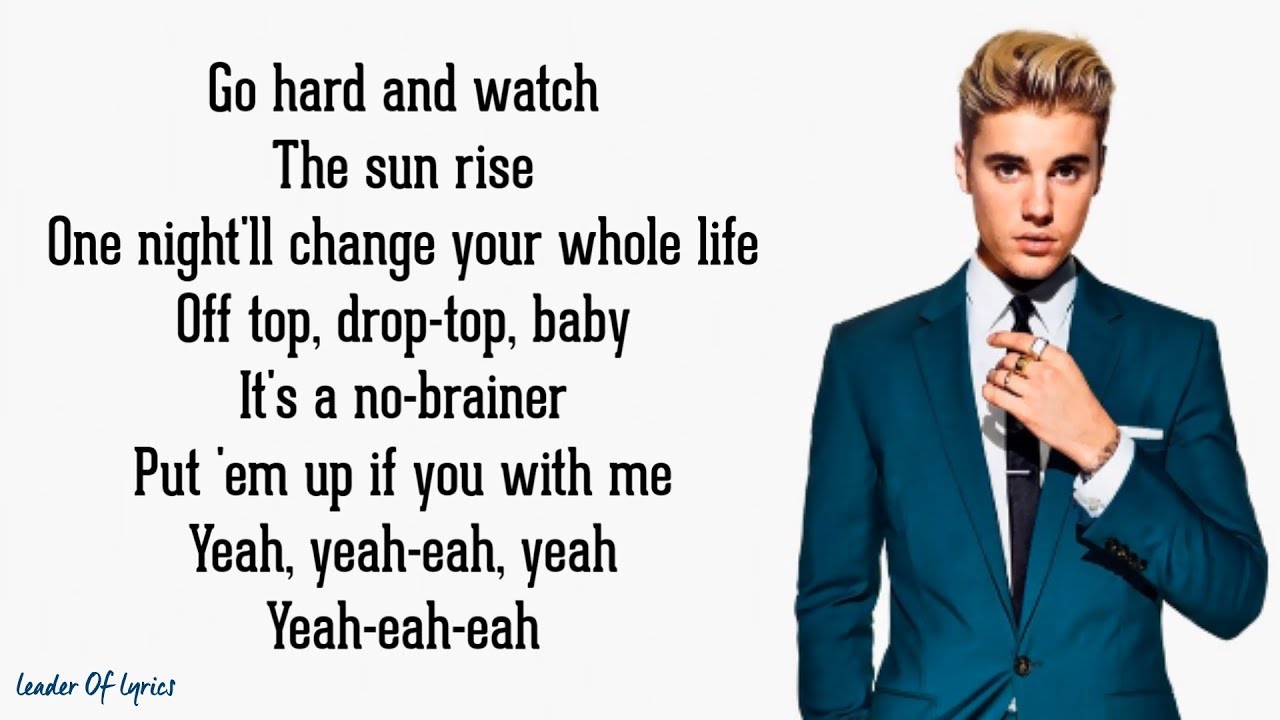 DJ Khaled - NO BRAINER (Lyrics) ft. Justin Bieber, Chance the Rapper, Quavo