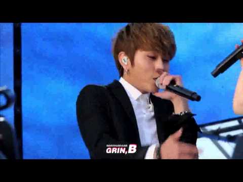[GRIN.B] 130510 MusicBank in Osong 유리심장 - 준형
