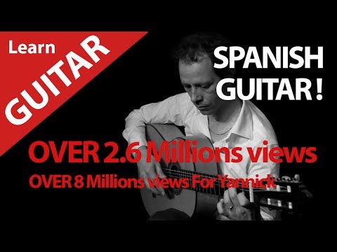 LEARN-SPANISH-GUITAR ? MALAGUENA HOW TO VIDEO YOUTUBE STAR (8 millions views) Video