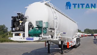 Cisternă transport ciment Titan 40 CBM Cement Silo Trailer for Sale in Saudi Arabia de vânzare - Imagine 4 | Autoline RO Cisternă transport ciment Titan 40 CBM Cement Silo Trailer for Sale in Saudi Arabia nouă | Imagine 4 - Autoline
