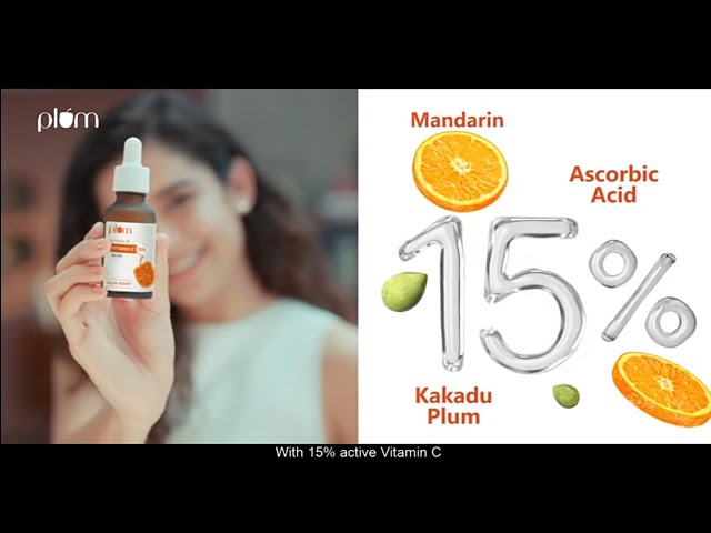 سيروم فيتامين سي 15% والماندرين لنضارة البشرة