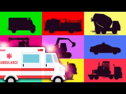 Pojazdy dla dzieci | Karetka pogotowia, straż pożarna, policja 🚑🚑🚑