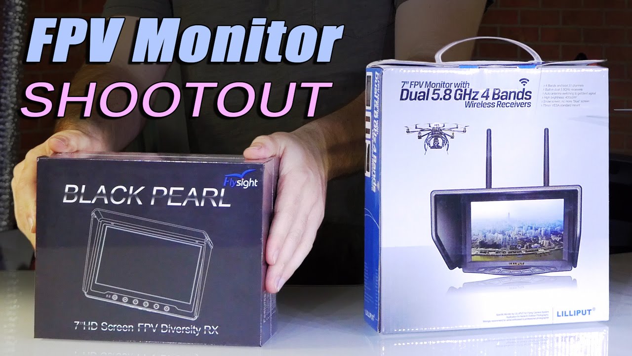 Flysight Black Pearl vs Lilliput 329DW Comparison
